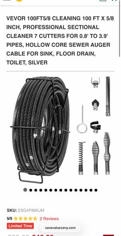 Plumbing /drain cleaning cable/snake cable/pipe cleaning cable