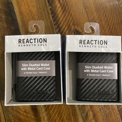 Kenneth Cole "Reaction" Wallets 4.5"×3" New Techni- Cole Wallet