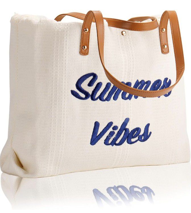 Tote Bags for Women,Large Beach Bag,Shoulder Hobo Bags Casual Handbags with Tassel for Travel Vacation Pool Shopping