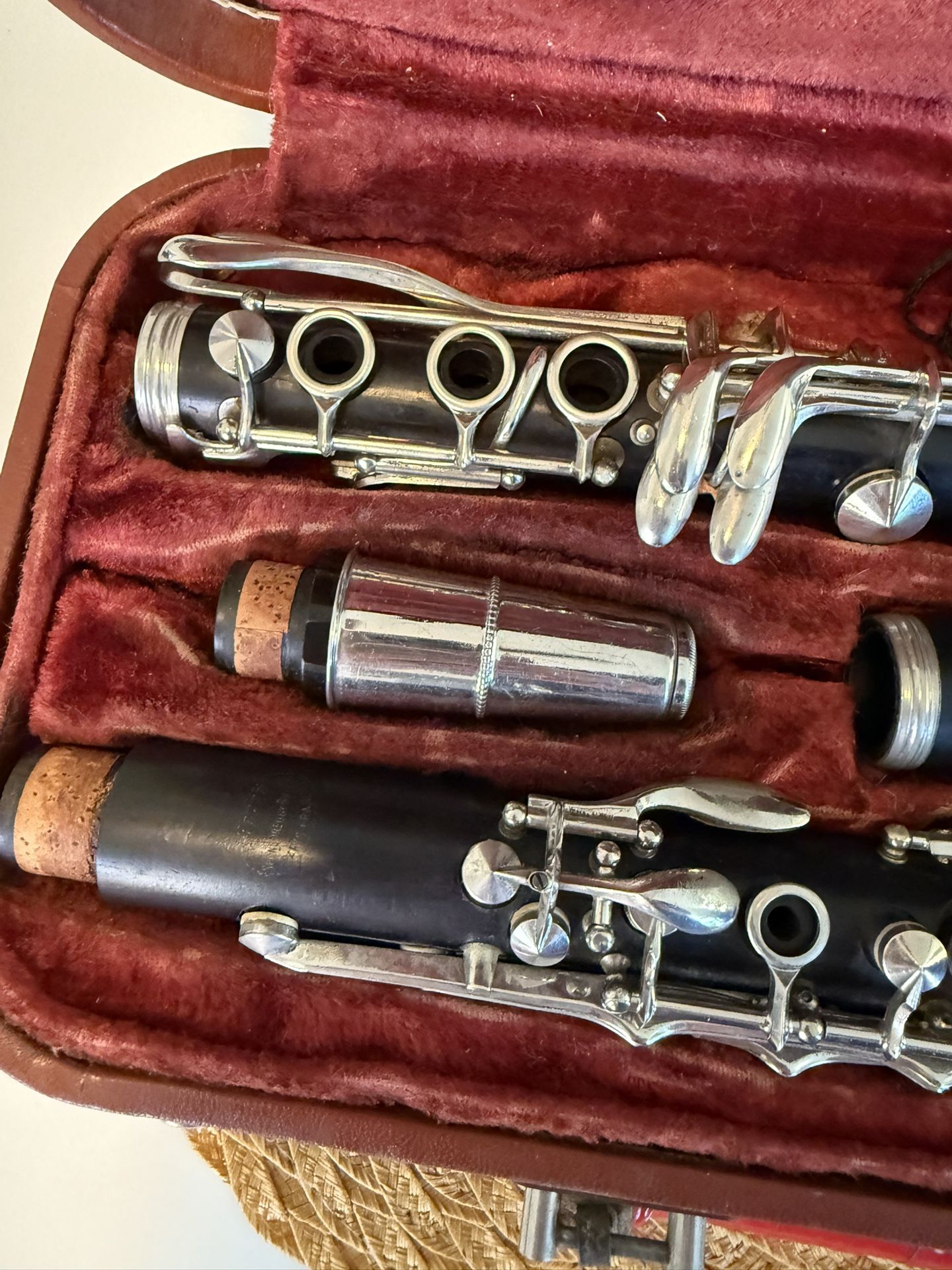 Vintage 1965 Evette By Buffet K-Series Master Model Clarinet – Made in France – Grenadilla Wood w/ Case