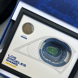 Official LA Rams 3D model of the SoFi Stadium