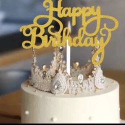 Happy Birthday Cake Topper 