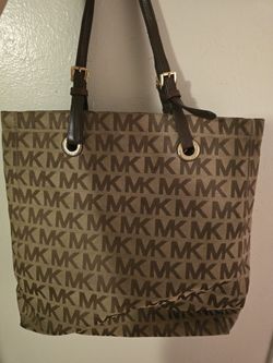Brown Mk Logo Purse