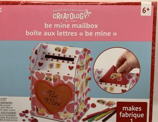Valentine’s Day DIY Mailbox Craft Kit Great For Classroom Exchange Parties Cute!