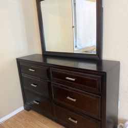Brown Wooden Bedroom Set