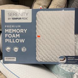 Serenity By Tempur-Pedicure Standard Memory Foam Pillow