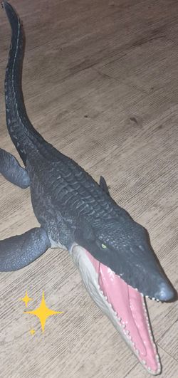 Jurassic World park 2017 real feel Mattel Mosasaurus 27" Sea Dinosaur 🦕