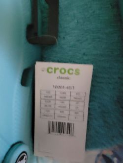 Brand new Crocs size 8 blue