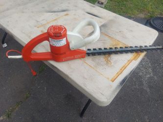 Electric hedge trimmer. Little wonder, 24 inch.