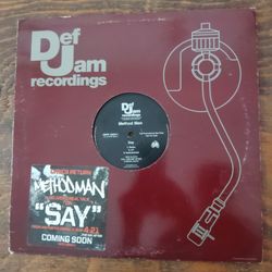 Rap Single - Method Man - Vinyl Disc