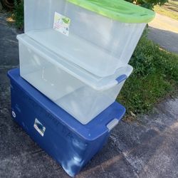 3 Storage Boxes ForRoom,Playroom Or Garage