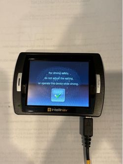 Netropa Intellinav se Portable GPS Navigation System Stylus Screen Works AS-IS