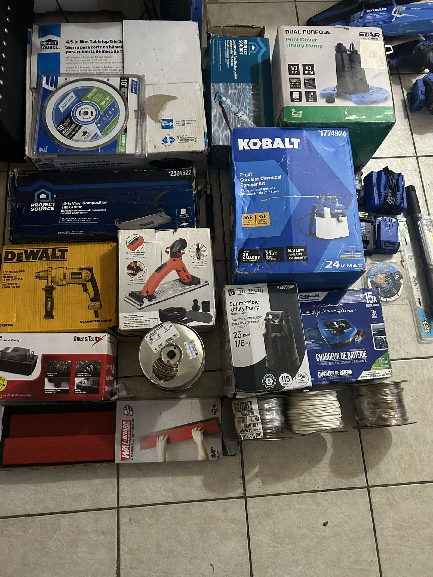 Kobalt Mixed Power Tools 