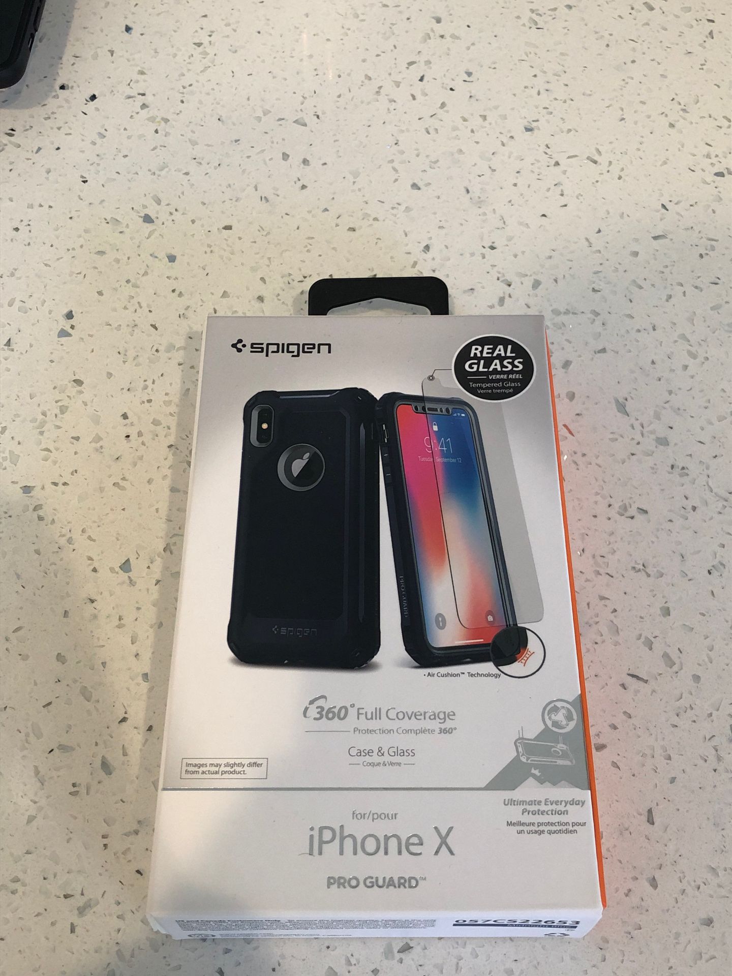 Spigen IPhone X full coverage case with glass sp