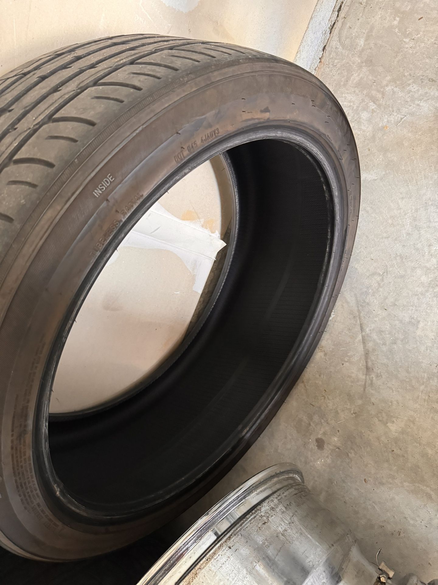 24in Used Tires For Sale 295/35/24 Only Have 3 They Are Good For A Spare 