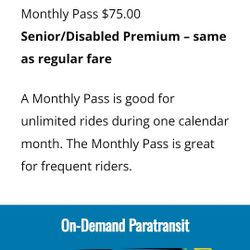 Premium 31 day pass Express.