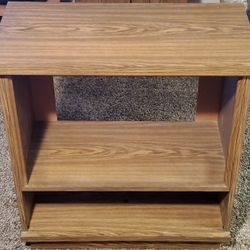 TV Entertainment Stand Swivels 180°