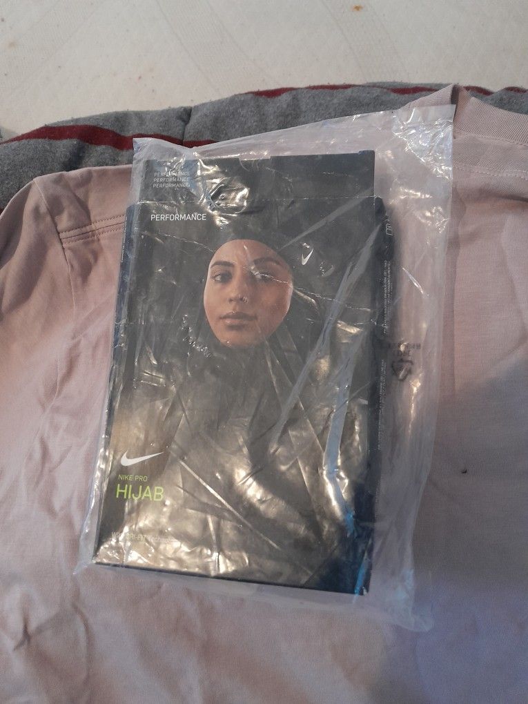 Muslim HIJAB and Silk Shirt NIKE