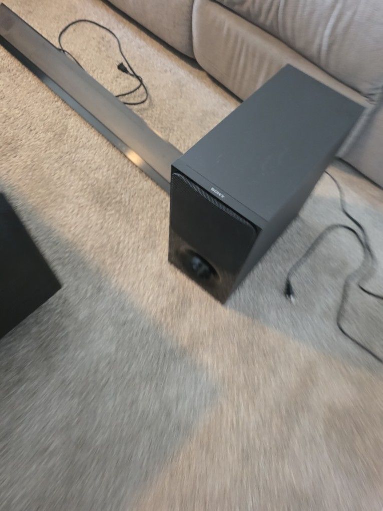 Sony Soundbar w/ Subwoofer