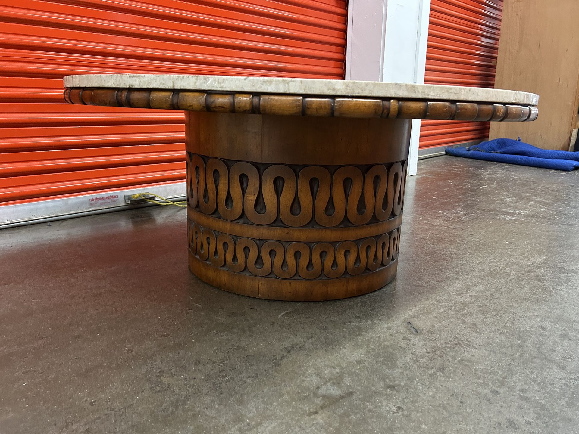Mid Century Tiki Coffee Table