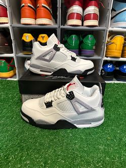 Jordan 4 White Cement