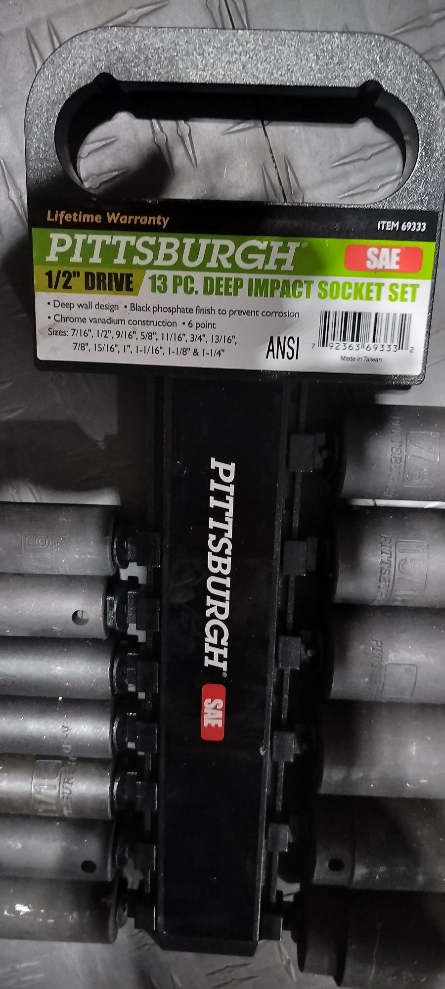 13 piece deep impact socket set