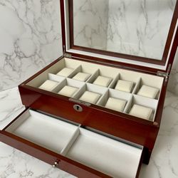 Wood Watch Box, Jewelry Box 