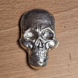 Silver Skull 75 Grams 