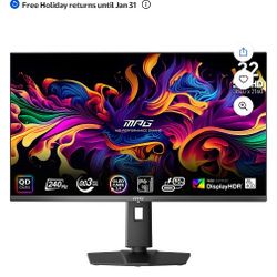 32inch QD-OLED  Monitor 
