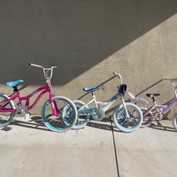 (3) Girls bicycle bike magna disney frozen princess