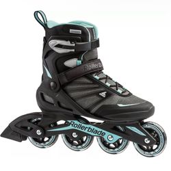 Rollerblade Women's Black and Teal Athletic Skates