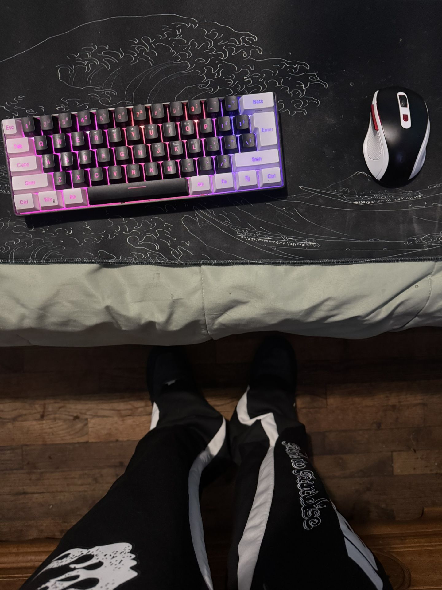 Gaming Keyboard And Mouse And Mouse Pad