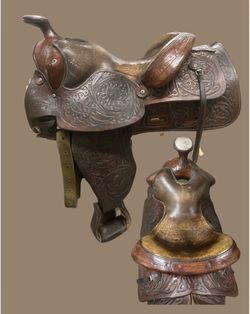Simco 15” semi quarter western saddle
