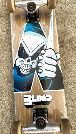 Super Rare Vintage Blind Reaper With Blade Skateboard 90s Tensor Trucks