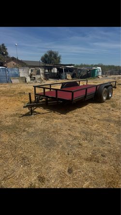 Tandem Axle Utility Trailer