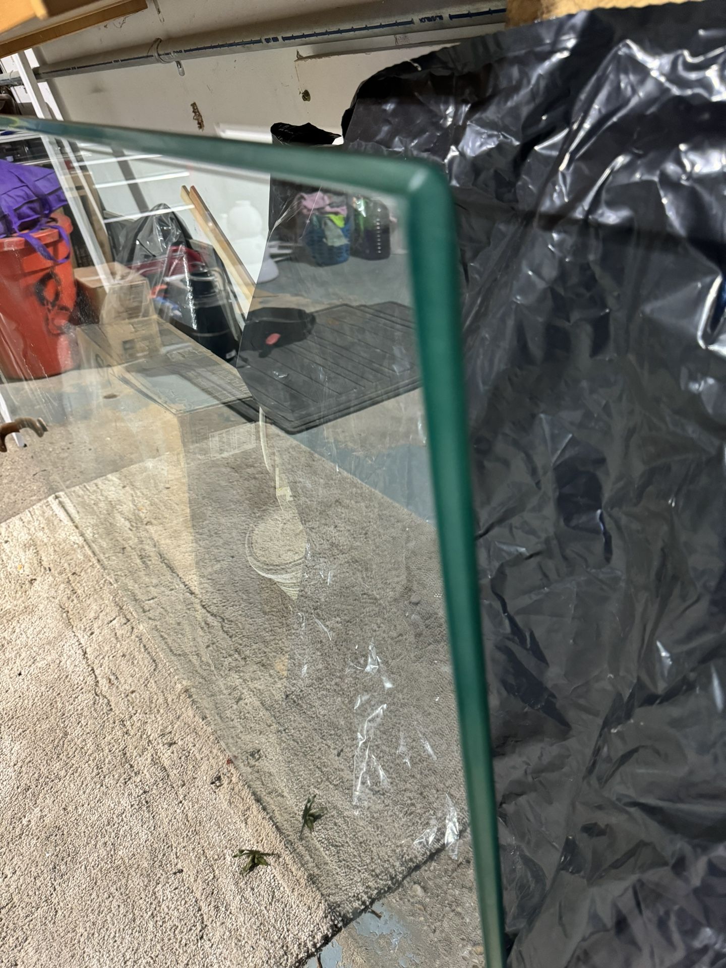 80” X 42 “ Beveled Glass Top For Kitchen Or Dining Room Table