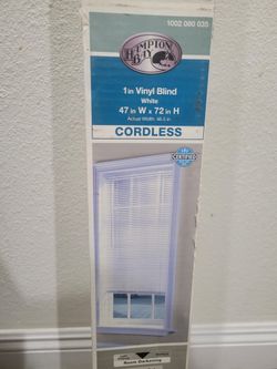 White Vinyl Blinds