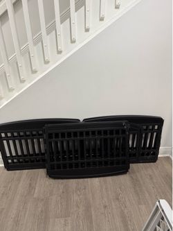 24" 6-Panel Dog Playpen, 61 x 61 x 24, Dog Play Pen