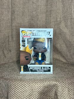 Funko Pop Rocks Notorious B.I.G with Crown #77