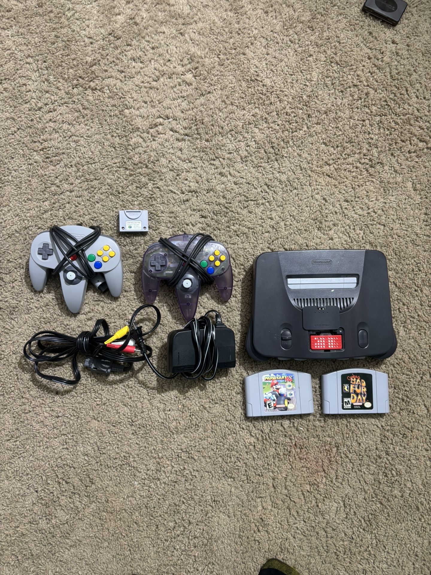 N64 System & Game Lot