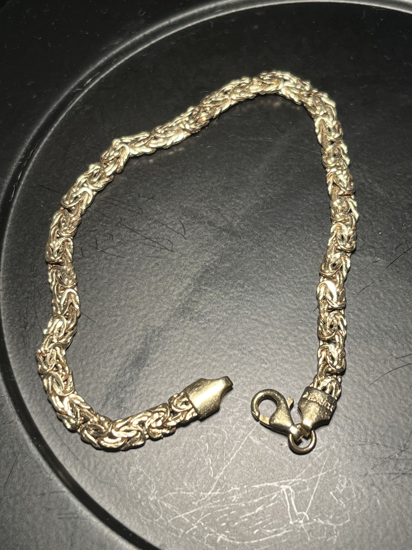 14k Gold Hollow Bracelet 4grams 7 Inches Turkey