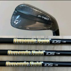 2023 TaylorMade P790 Black Forged Irons 4–PW – DG 105 S300 Stiff Steel Shafts