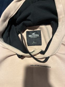Hollister Light Pink Hoodie Size L