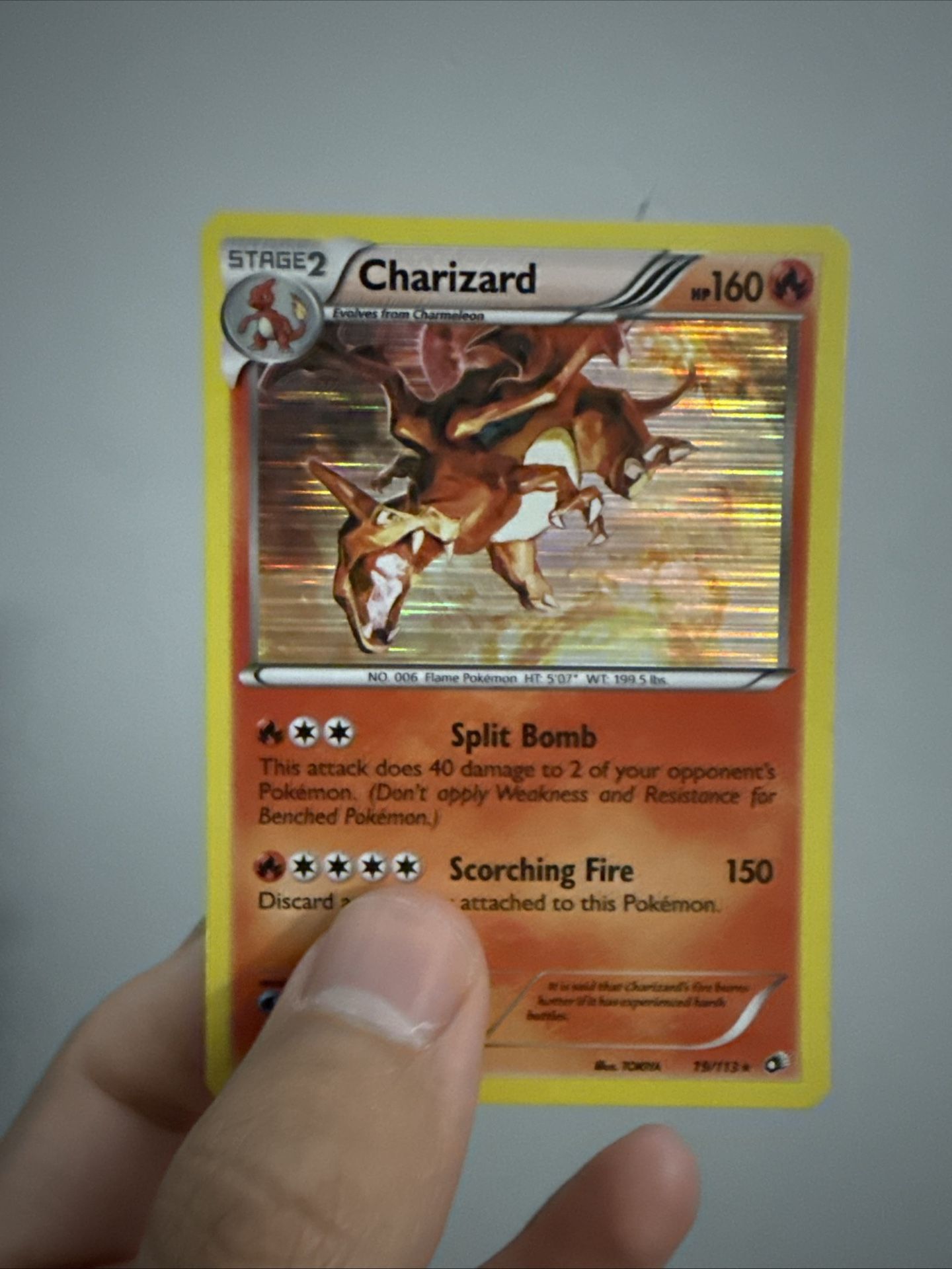 Pokemon (Charizard) Card