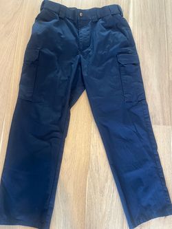 5.11 Tactical Pants Mens 34x30 Cargo Work Utility Ripstop Blue