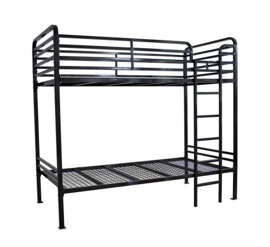 Adult heavy duty bunkbed. Single over single. Holds up to 500 lbs PER bed. w/new hardware