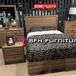 4pcs Queen Size Bedroom Sets 