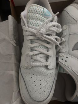 Nike Dunk Low White Teal Sneakers