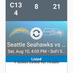 Preseason Chargers vs. Seattle 