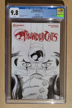 Thundercats 1 

(CGC 9.8) NM/MT 

(Drew Moss Variant Sketch Cover Q) (2024)

Cert # ((contact info removed))